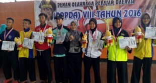 Pelajar Tangsel Juara Umum Popda Banten 2016