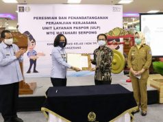 Airin Hadir Pada Peresmian Kantor Layanan Paspor di WTC Serpong