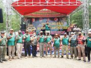 Dansat Brimob Banten Hadiri Penutupan Lomba Berburu Baladika Open Championship 2020