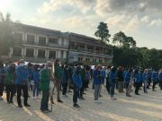 Konsolidasi Mahasiswa Nasional Indonesia Gelar Apel Persiapan Pendistribusian Sembako